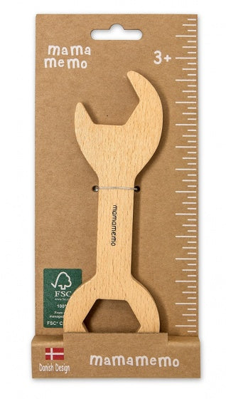 Steek/ Ringsleutel hout 17 cm