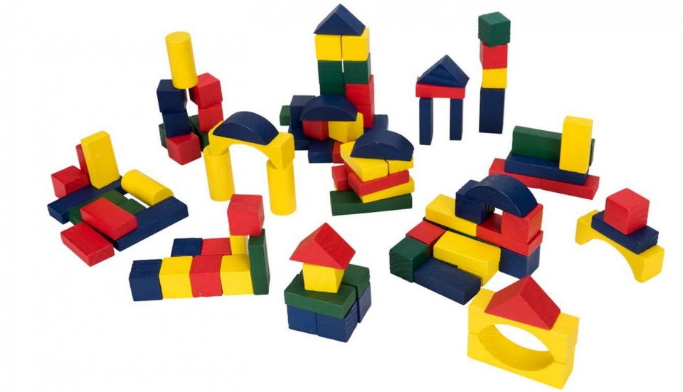 blokken in ton hout 100 stuks