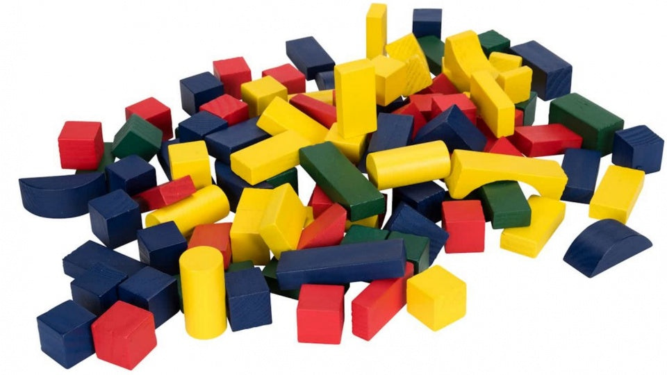 blokken in ton hout 100 stuks