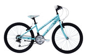 Celine 24 Inch 28 cm Meisjes 18V V-Brakes Blauw/Wit