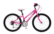 Celine 24 Inch 28 cm Meisjes 18V V-Brakes Fuchsia/Paars