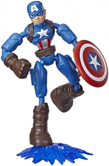 Avengers Bend en Flex 15 cm Captain America