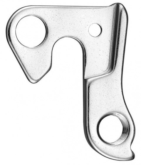 derailleurhanger GH-128 aluminium zilver