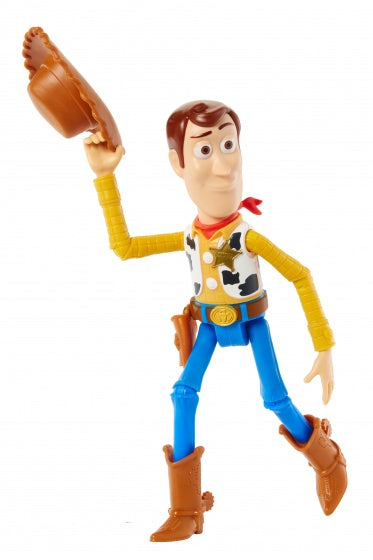 speelfiguur Toy Story Woody 18 cm geel/blauw