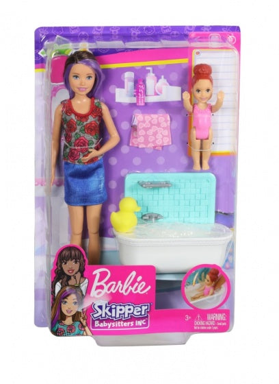 speelset Barbie Babysitter 4-delig licht