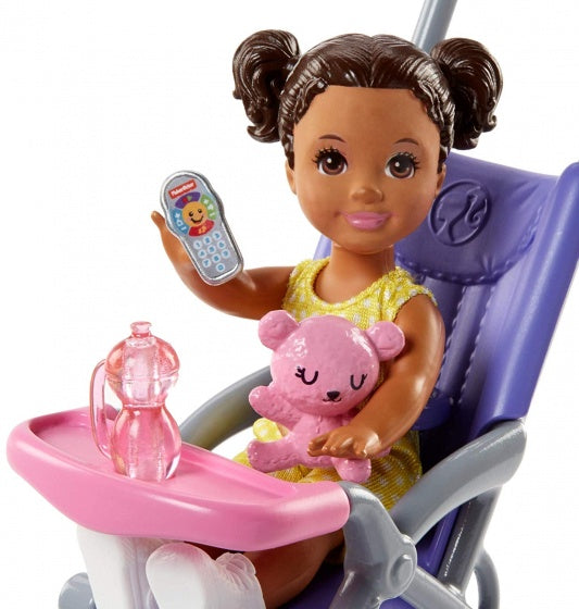 speelset Barbie Babysitter 6-delig