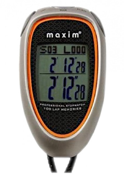 stopwatch 700 grijs/oranje 14 functies/kenmerken