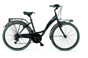 Agora 26 Inch 43 cm Dames 6V V-Brakes Zwart