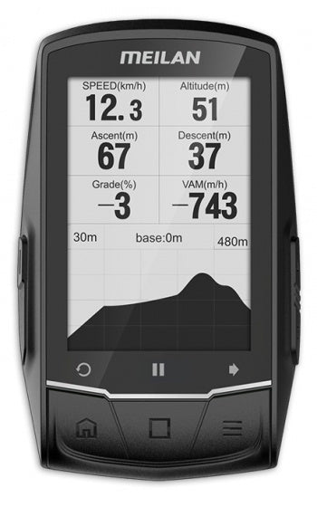 fietscomputer GPS-navigatie oplaadbaar 2