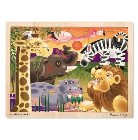 Afrikaanse savanne puzzel 24-delig