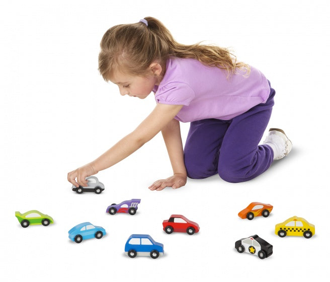 auto-set jr. 10 cm hout 10-delig