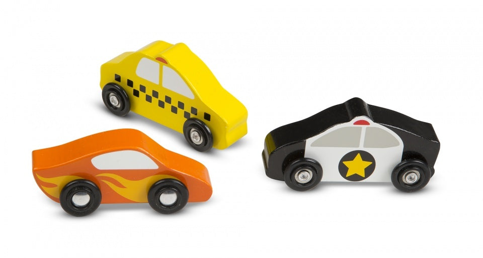 auto-set jr. 10 cm hout 10-delig