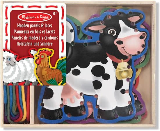 borduren en rijgen Boerderijdieren