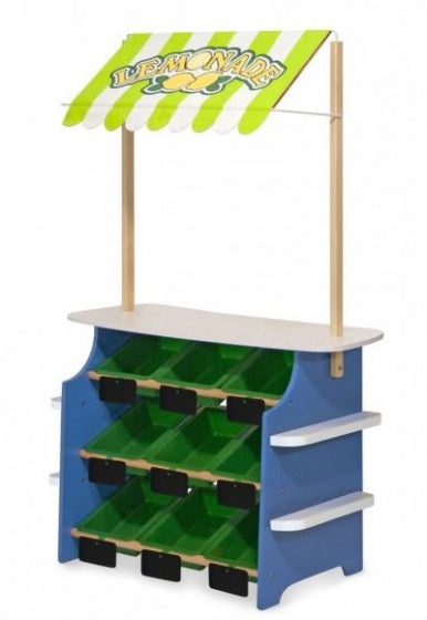 houten groente- en limonadekraam 127 cm