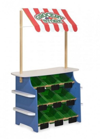 houten groente- en limonadekraam 127 cm