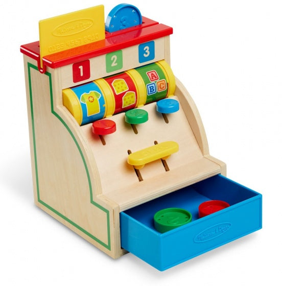 houten kassa 8-delig multicolor