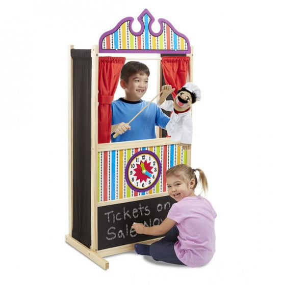 Houten poppenkast