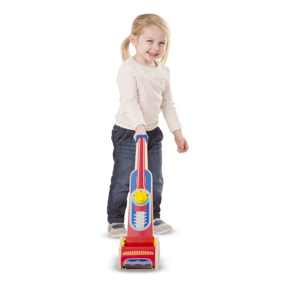 houten stofzuiger 60 cm met accessoires