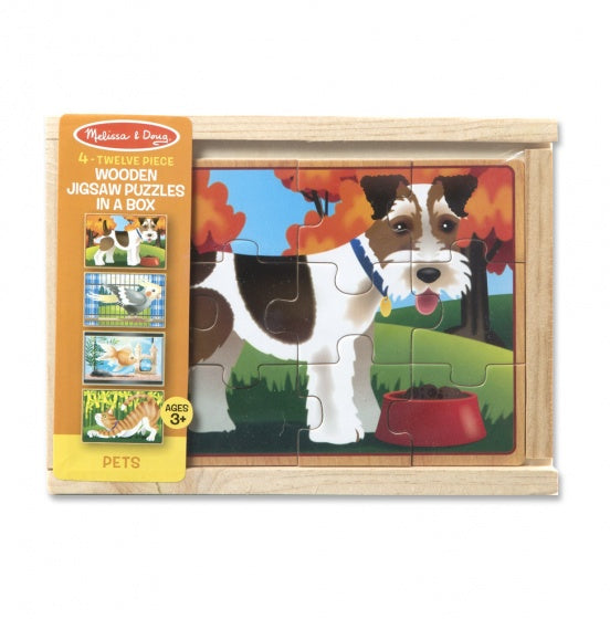 Huisdieren puzzel set