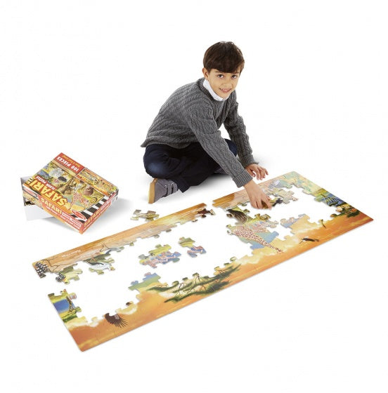 Safari vloerpuzzel 100 stukjes