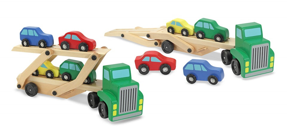 transportwagen met auto's 5-delig