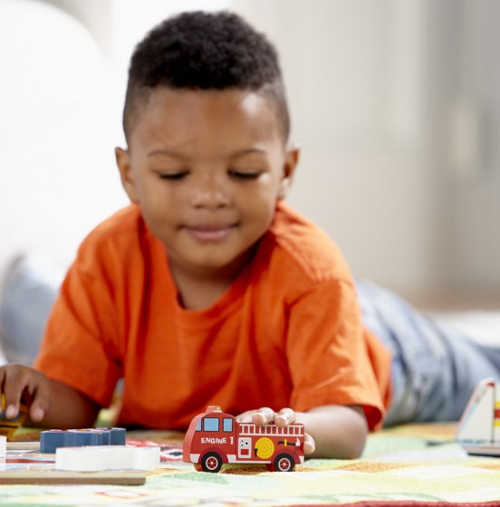 vormenpuzzel Vehicles Chunky junior hout 9 stukjes