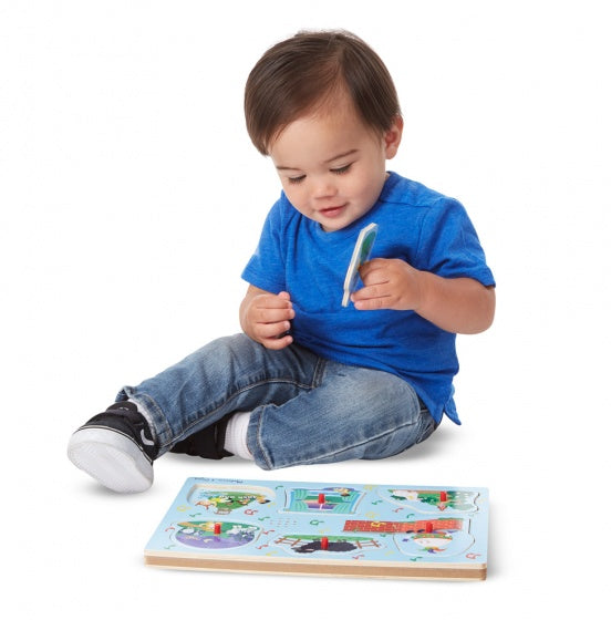 vormenpuzzel Meezingliedjes junior hout 6 stukjes