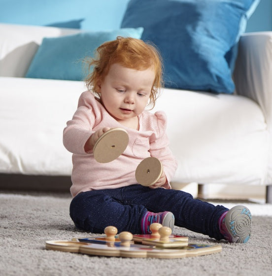vormenpuzzel Vormen junior hout 5 stukjes