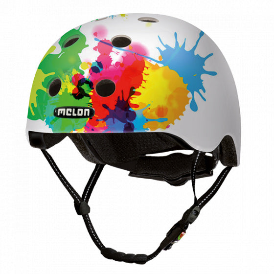 fietshelm coloursplash wit maat XXS - S