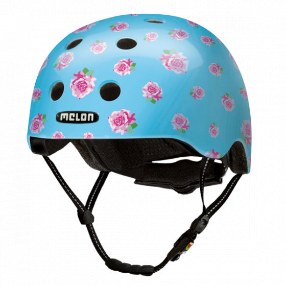 fietshelm flying roses blauw maat XL - XXL