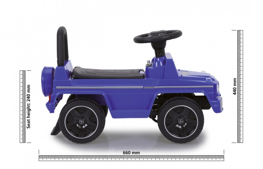 loopauto Mercedes AMG G63 66 x 37 x 44 cm blauw