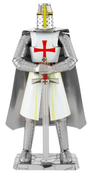 Iconx Templar Knight modelbouwset zilver/wit