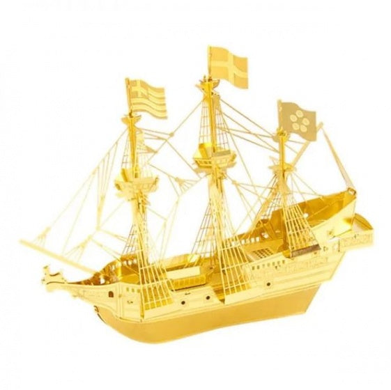 schip Golden Hind goud 3D modelbouwset