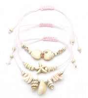 armband Ella verstelbaar roze 3 stuks