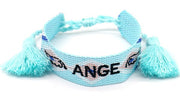 armband Lena geweven katoen verstelbaar blauw