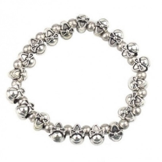 kralenarmband Schoenen dames elastiek zilver