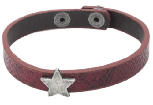 armband Ster unisex polyurethaan rood
