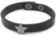armband Ster unisex polyurethaan zwart