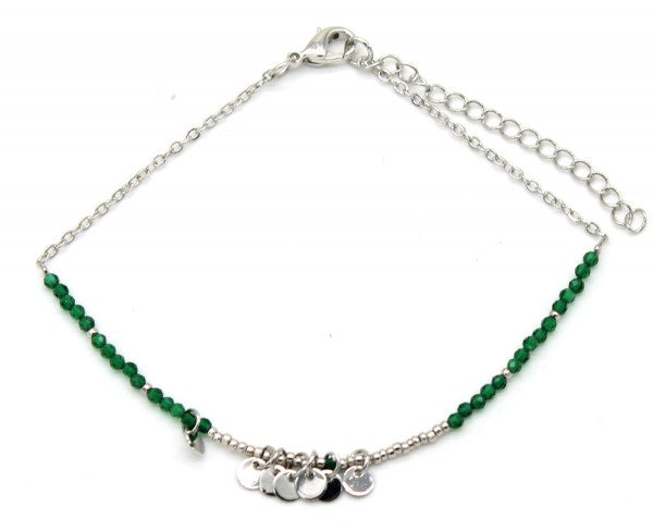 kralenarmband Lily Rose dames/meisjes zilver