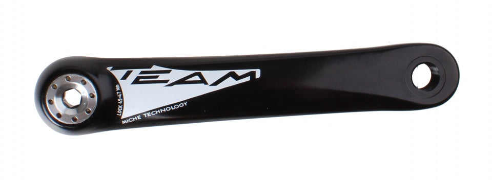 crank links Team Evo 172 mm zwart