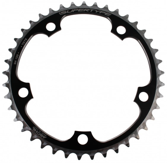 Kettingblad Shimano Supertype 43T 130 mm zwart