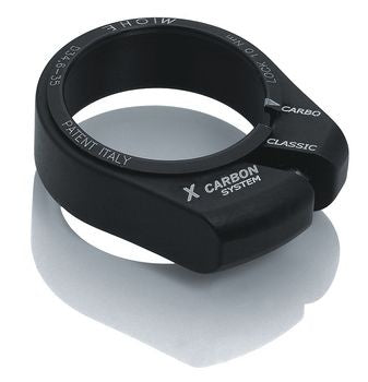 Zadelpenklem carbon 34.9 mm zwart