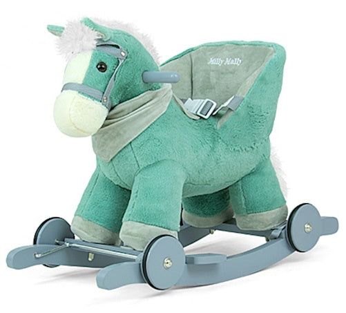 hobbelfiguur Polly paard mintgroen