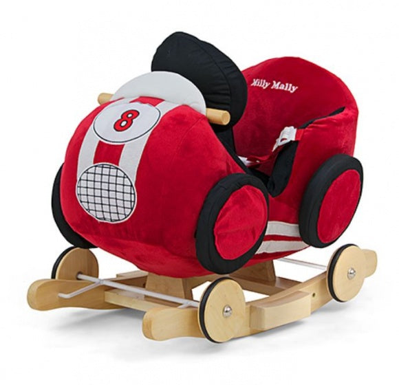 hobbelfiguur Speedy auto rood