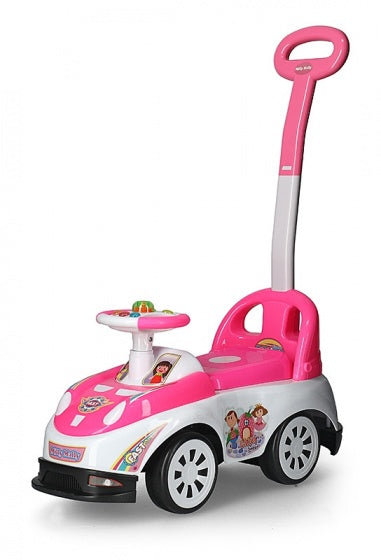 Ride On Bravo loopwagen Fast junior roze/wit