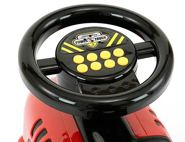 Ride On Rolly loopwagen Truck junior rood/zwart