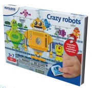 on the go magnetishc taal spel: crazy robots