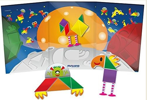 Taal: On The Go Magnetisch Spel Crazy Tangram