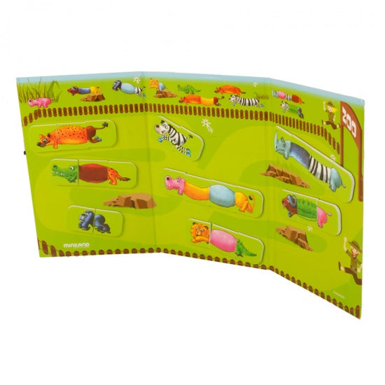 on the go magnetishc taal spel: crazy zoo