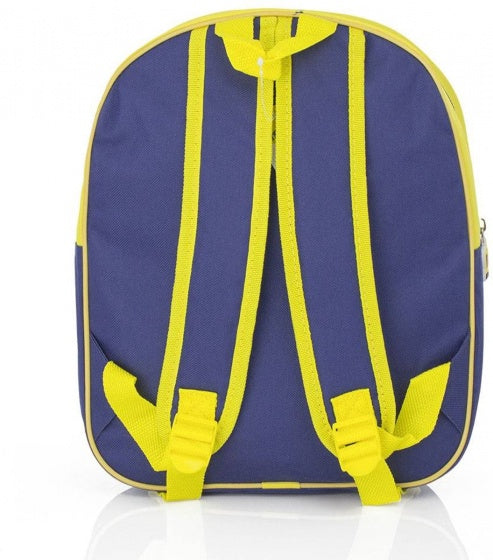 3D rugzak King Bob Minions 31 x 27 x 10 cm geel-blauw